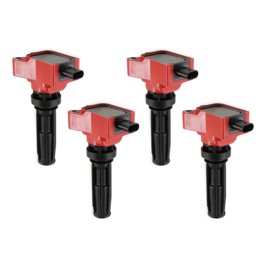 MSD 825964 Ignition Coil - Red - Set of 4