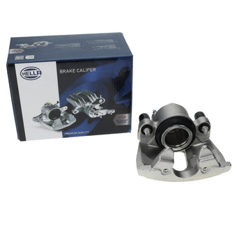 compare product HELLA Brake Caliper Compatible with Select 2004-2015 Mazda & Volvo, Front Left