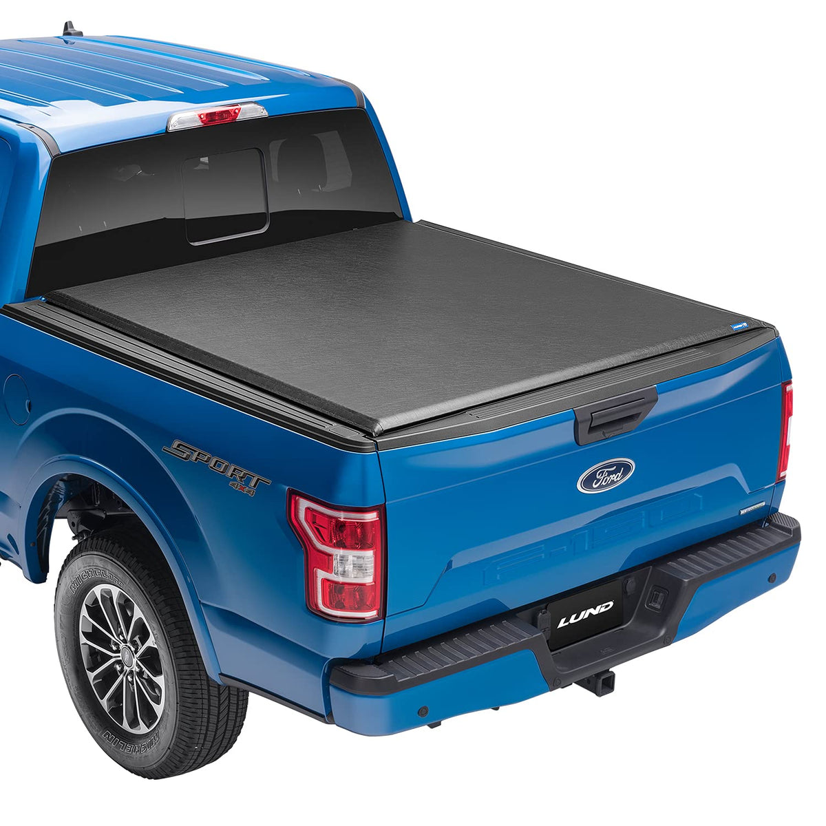 Lund Genesis Roll Up Soft Roll Up Truck Bed Tonneau Cover | 96082 | Fits 2016 - 2023 Nissan Titan, w/ or w/out Track System 5' 7" Bed (67")