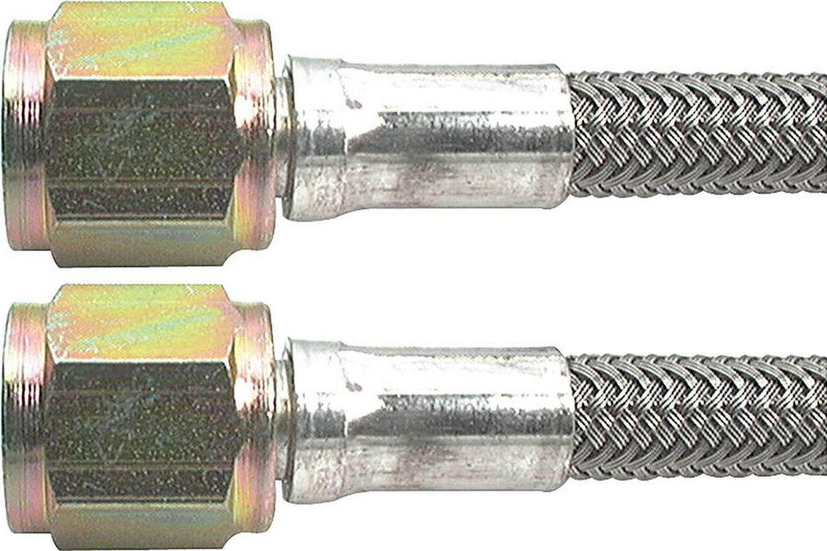Allstar Performance ALL46400-10 10" 4 AN Braided Brake Line