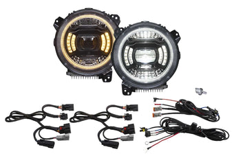 compare product Diode Dynamics Elite LED Headlights compatible with Jeep JL Wrangler 2018-2026, Elite Max