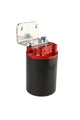Aeromotive 12317 Fuel Filter (Canister, 10-Micron Fabric Element, 3/8" NPT Port, Bright-Dip Red Top/Black Cup, SS Series)