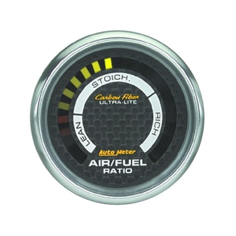 compare product Auto Meter 4775 Carbon Fiber Electric Air Fuel Ratio Gauge , 2.3125 in.