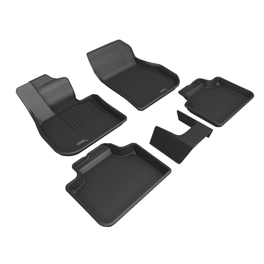 3D MAXpider Custom Fit Kagu Floor Mat (Black) Compatible with BMW X1 / X2 2023-2026 / Mini Countryman 2026 - Front Row