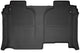 Husky Liners X-act Contour Floor Mats | Fits 2019 - 2025 Chevrolet Silverado & GMC Sierra 1500 Crew Cab; 2020 - 2025 Chevrolet Silverado & GMC Sierra 2500/3500 Crew Cab | 2nd Row, 1-pc Black - 52051