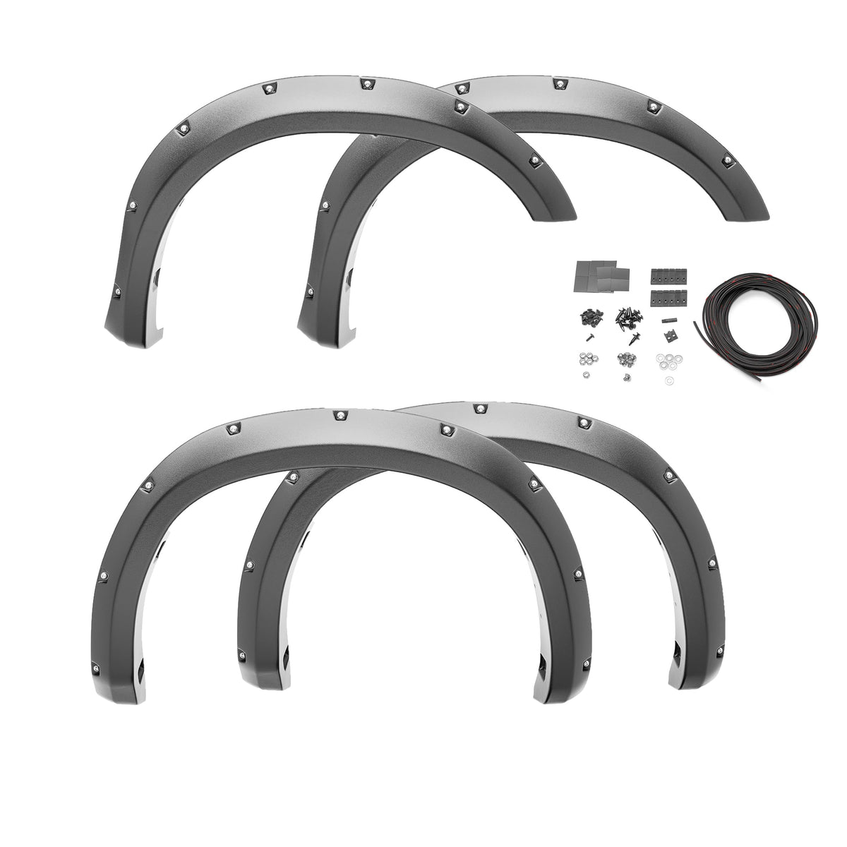 Bushwacker 40969-02 Pocket Style Fender Flares 4pc. Set fits 2015-2021 Chevrolet Colorado (5.1' Truck Bed - Excludes ZR2)