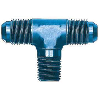 compare product Aeroquip FCM2123 Blue Anodized Aluminum Tee Adapter Fitting