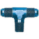 Aeroquip FCM2123 Blue Anodized Aluminum Tee Adapter Fitting