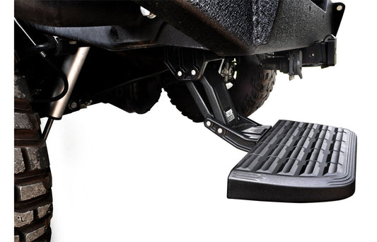 AMP Research 75311-01A BedStep Retractable Bumper Step for 2007-2018 Jeep Wrangler JK