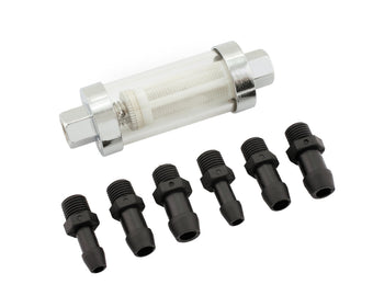 compare product Mr. Gasket 9706 Universal Clearview Fuel Filter