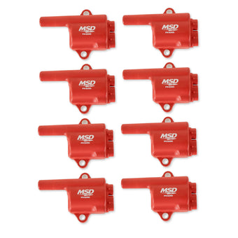 compare product MSD 82868 Ignition Coil Pro Power Series, Red, 8-Pack