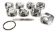 JE Pistons (243332) Piston, Set of 8