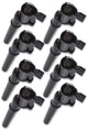ACCEL 140034K-8 SuperCoil Ignition Coil - Black - 8 Pack