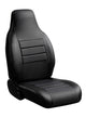 FIA SL69-58 BLK/BLK Custom Fit Front Seat Cover, Split Seat 40/20/40 - Vinyl (Solid Black)