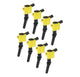 ACCEL 140032-8 SuperCoil Ignition Coil - Yellow - 8-Pack