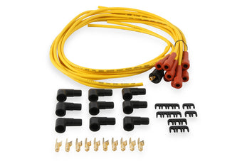 compare product ACCEL SuperStock 3000 7mm Spark Plug Wire Set Straight Boots Yellow 3008
