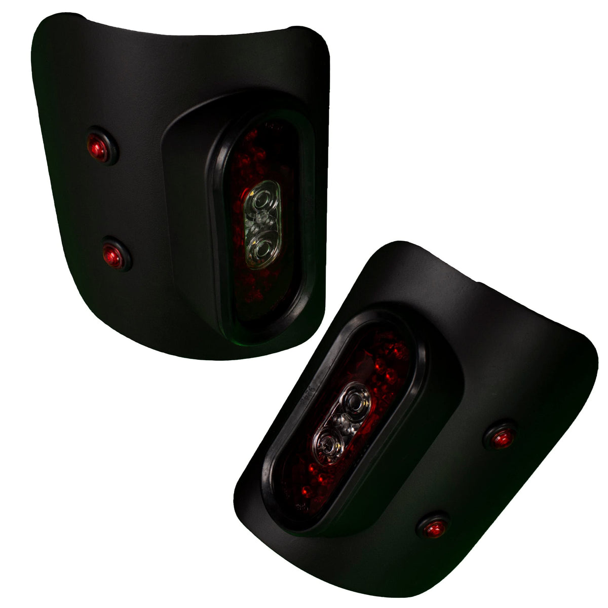 Combat Off Road Tail Gunner LED Tail Lights Compatible with Jeep JT Gladiator - Flush Mount, SAE/DOT Approved