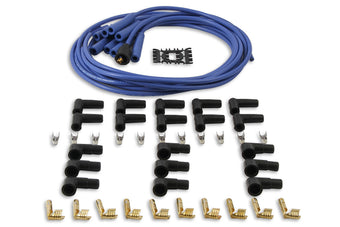 compare product ACCEL 4040B Spark Plug Wire Set- 8mm - Blue Wire with Blue Straight Boots