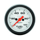 Auto Meter 5763 Phantom Electric Fuel Pressure Gauge, 2-1/16" (52.4mm)