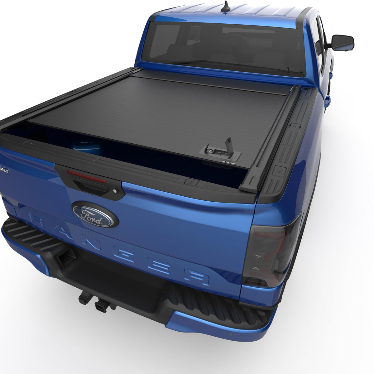 EGR RollTrac Retractable Tonneau Cover - Compatible with Ford Ranger with 5.0 Bed (2024+ Models) - Aluminum Bed Cover - RT040552MR