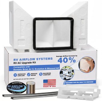 compare product RV Airflow Compatible with Dometic Brisk II, Blizzard RV AC Upgrade Kit