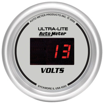 compare product Auto Meter 6593 Digital Silver 2-1/16