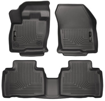 compare product Husky Liners Weatherbeater Floor Mats | Fits 2015 - 2024 Ford Edge | Front & 2nd Row, 3-pc Black - 98781