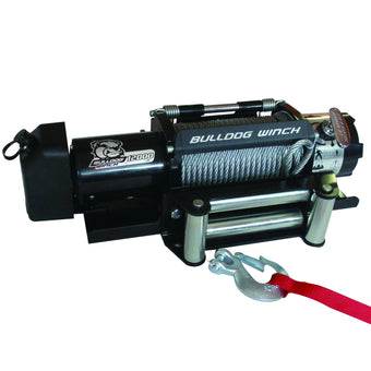 compare product Bulldog Winch 10039 Trailer Winch (12000lb Trailer with 90 Ft. Wire Rope, Roller Fairlead, Mounting Plate, Low Profile), 1 Pack