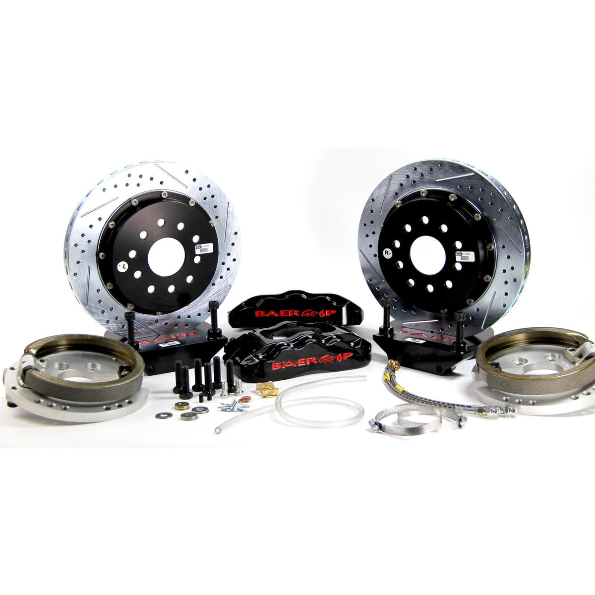 Baer Brakes - 14" Pro+ Brake Sys Rr Blk C6/Dse (4302466B)
