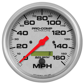 compare product Auto Meter 4489 Ultra-Lite In-Dash Electric Speedometer 5.000 in.