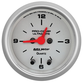 compare product Auto Meter 4385 Ultra-Lite Clock, 2.3125 in.