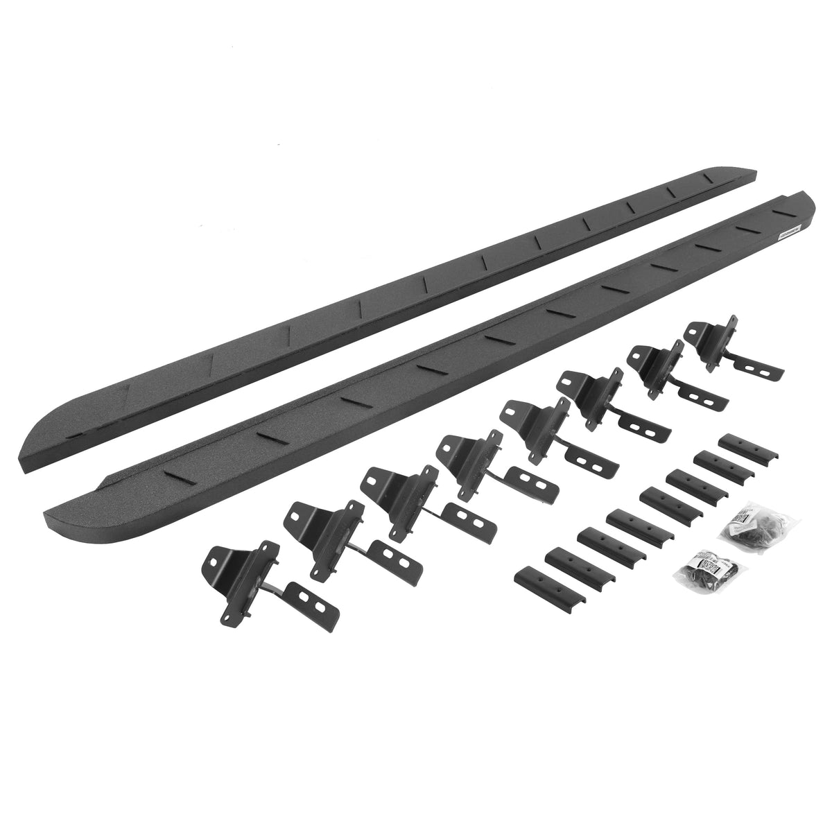 Go Rhino RB10 Slim Running Boards & Brackets | Galvanized Steel, Protective Bedliner Coating | 63451687ST | Fits 2020-2024 Jeep Gladiator JT, 4-Door