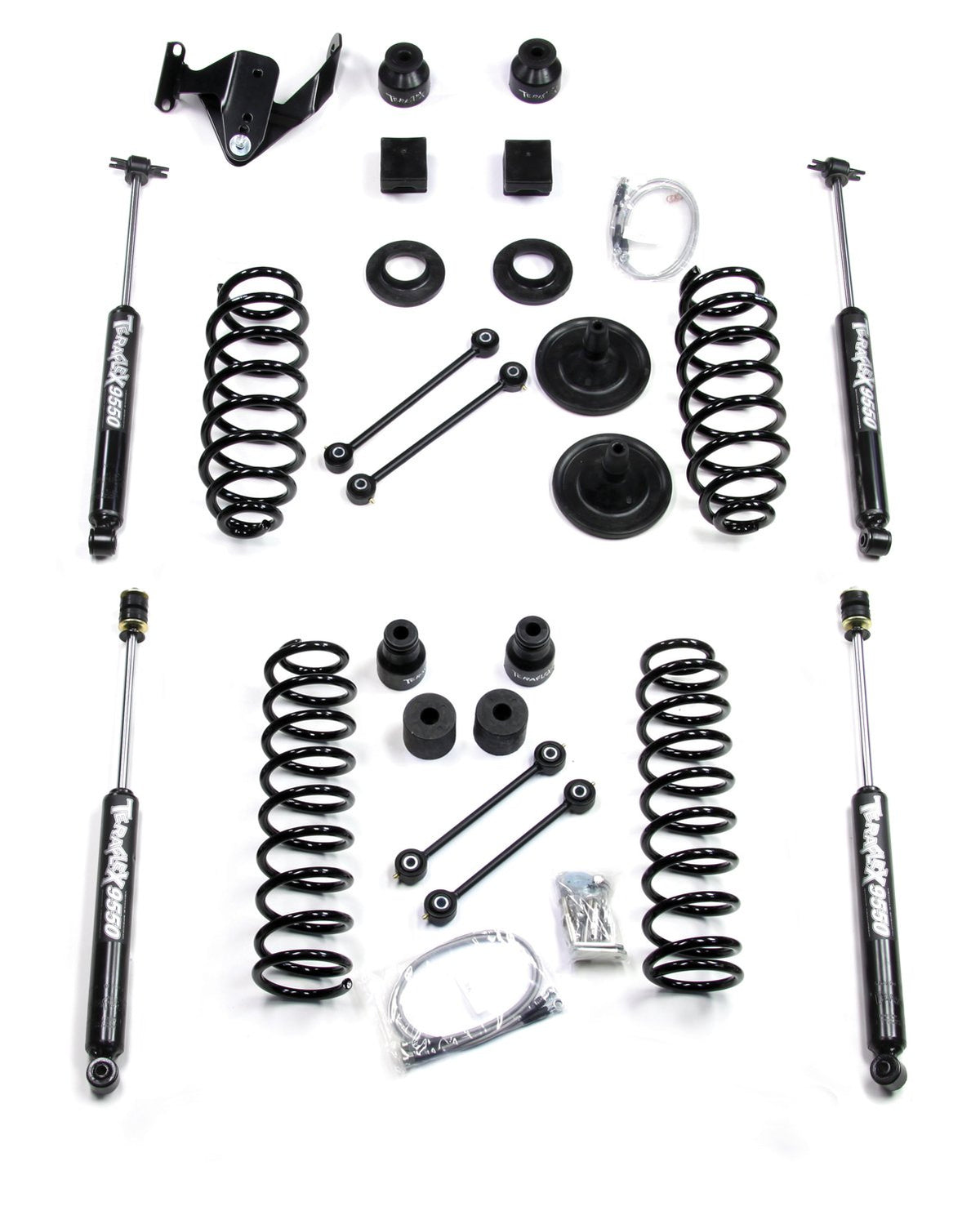 TeraFlex JKU 4-Door Base 3” Lift Kit w/ 9550 VSS Shocks