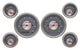 Classic Instruments SS01SLC Silver Series 6 Gauge Set - GM