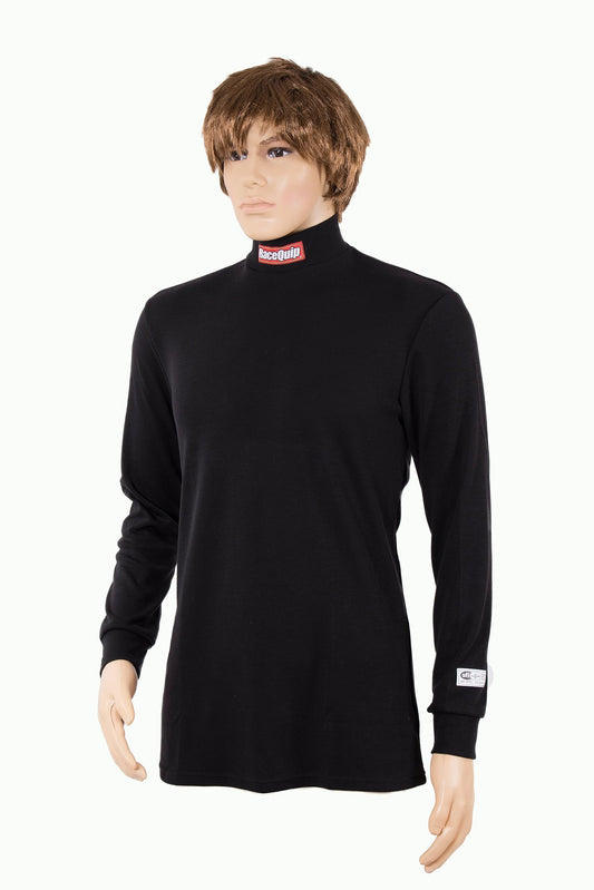 RaceQuip® 421990RQP Underwear Top SFI 3.3 Long Sleeve High Collar Black 5XL