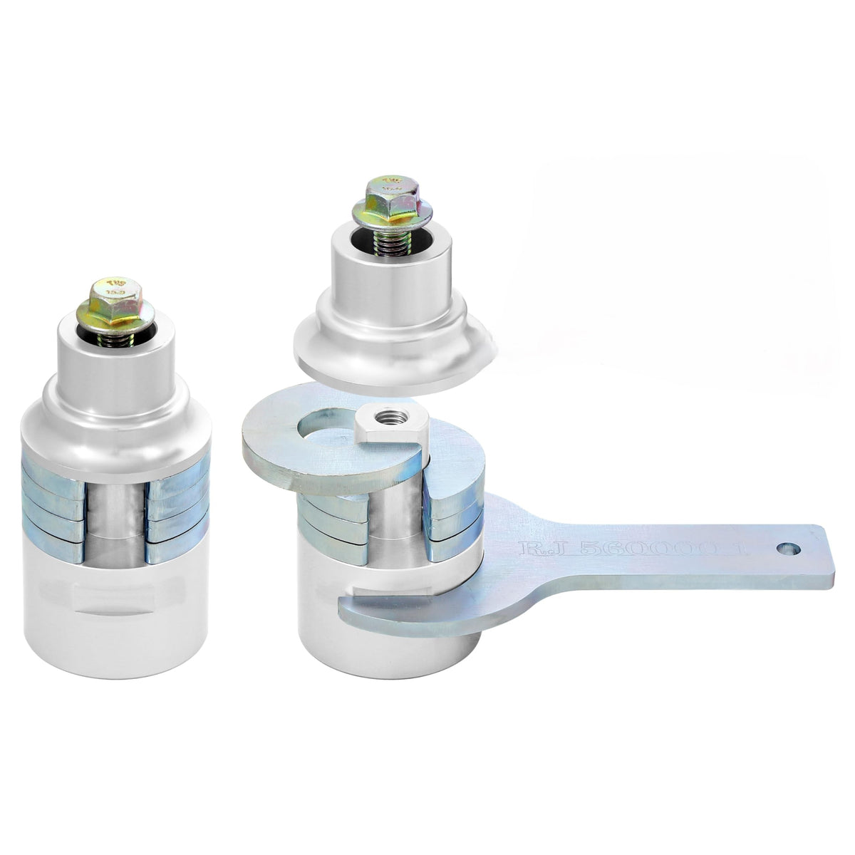 ROCKJOCK ADJUSTABLE FRONT BUMP STOP KIT FOR JL/JT/JK