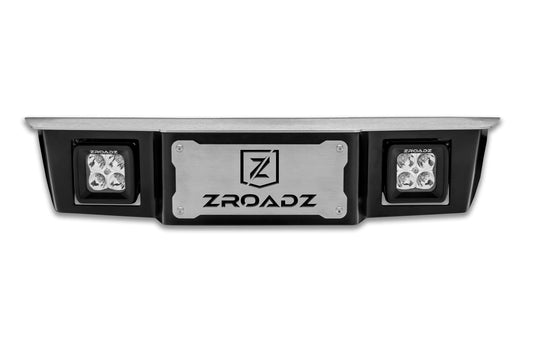 ZROADZ LED Universal 2" Hitch Step Kit - Black Mild Steel Bolt-On, No Drilling - Includes (2) 3 Inch LED Pod Lights and Universal Wiring Harness - PN#Z390010-KIT