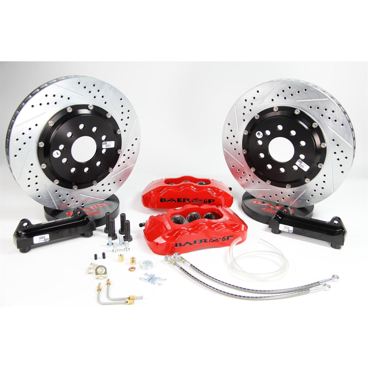 Baer Brakes 4302492S 14" Pro+ Rear Brake Kit, Silver, SDZ
