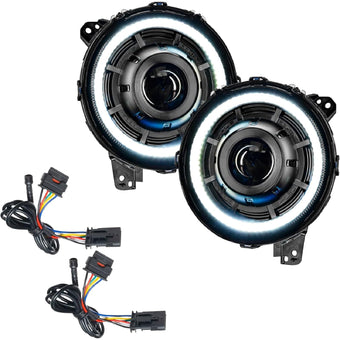 compare product Oracle Lighting 5839-023: Oculus Switchback Bi-Led Projector Headlights For Jeep Wrangler Jl/Gladiator Jt