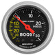Auto Meter 3303 Sport-Comp Mechanical Boost/Vacuum Gauge,2.3125 in.
