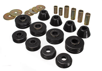 compare product Energy Suspension 3.4108G Control Arm Bushing Mount Set for GM