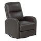 Thomas Payne® RV Swivel Pushback Recliner, Millbrae – Effortless Push-Back Reclining – 360-degree Swivel, Glider Action –Easy-to-Clean PolyHyde® Vinyl Fabric – High-Density Foam Interior – 2020129869