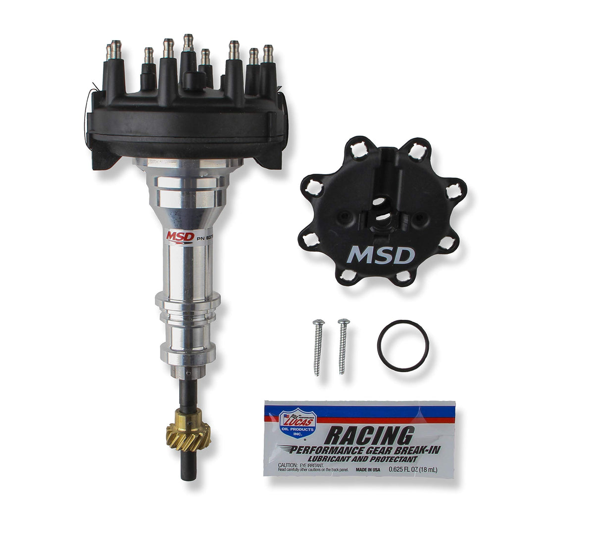 Msd Dist., Ford 289/302, Crank Trigger, Blk.