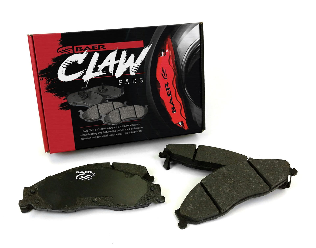 Baer Brake Pads, Claw, Ceramic Compound, High Friction, Front, Set of 4