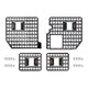 BuiltRight Industries Bedside Rack MOLLE Panel System | for Ford F-150 (2015-2024), Made in USA, Heavy Duty Steel, The Original None 4 Piece Kit 2021-2023