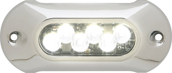 compare product Attwood 65UW06W-7 Lightarmor Ultra-Bright 6-LED 1,350 Lumen Underwater Light, Intense White