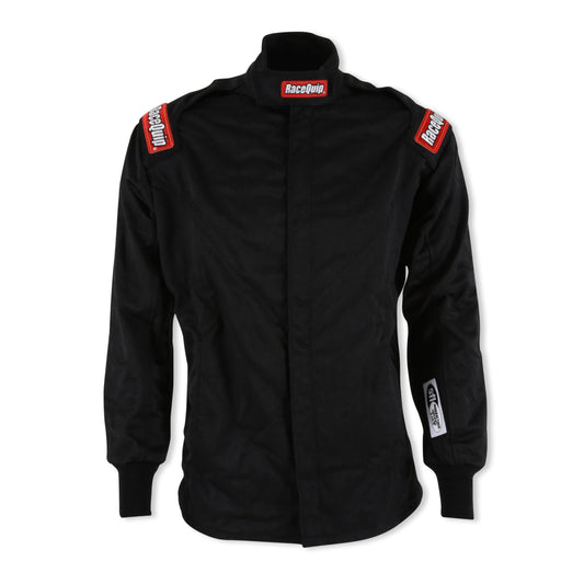 RaceQuip 91619089 Chevron-5 Race Jacket SFI 3.2A/5 2-Layer Black 3XL