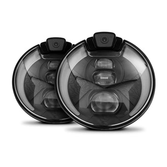 compare product Project X ELITE OPTX App Connected 7 Inch Headlight With Integrated 4K UHD & 1080P Cameras