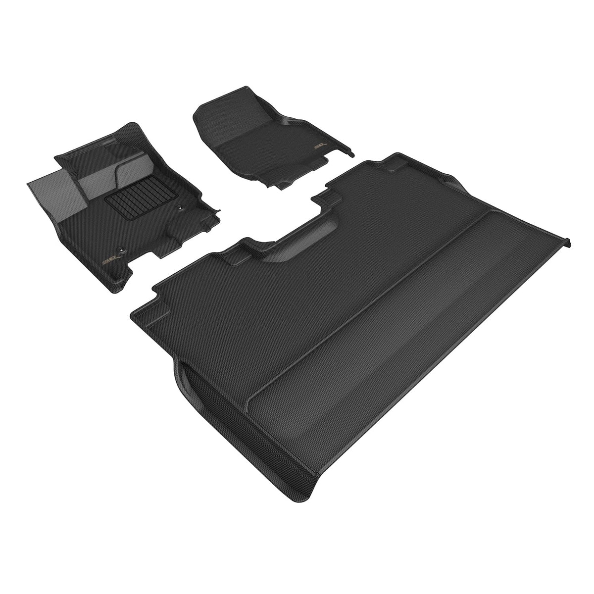 3D MAXpider Kagu Floor Mat Compatible with Ford F-150 Supercrew 2015-2026