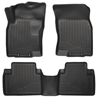 compare product Husky Liners Weatherbeater Floor Mats | Fits 2014-2020 Nissan Rogue (Excludes Sport & Select Models); 2014-2015 Nissan X-Trail | Front & 2nd Row, 3-pc Black - 98671